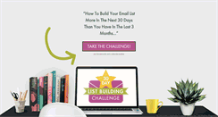 Desktop Screenshot of 30daylistbuildingchallenge.com