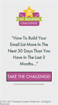 Mobile Screenshot of 30daylistbuildingchallenge.com